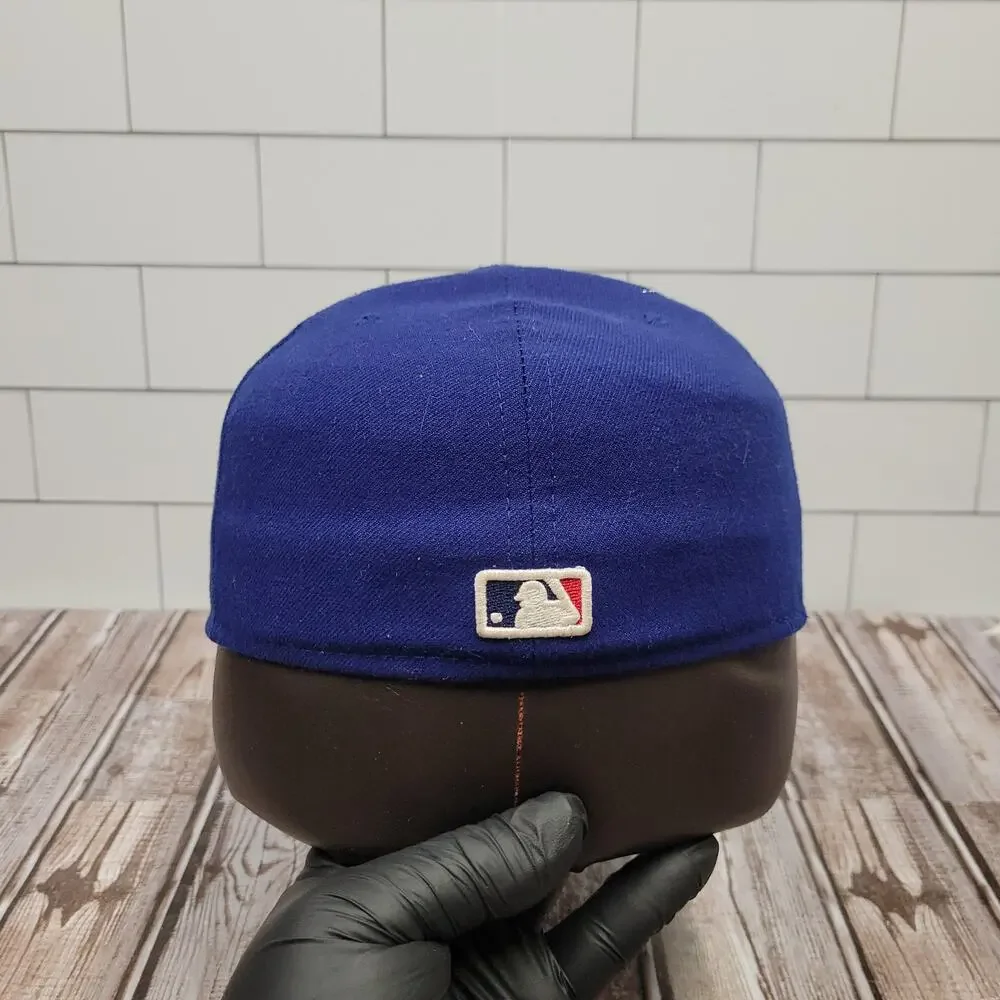 New Era 59FIFTY Los Angeles Dodgers On Field Fitted Hat Blue Size 7 3/8